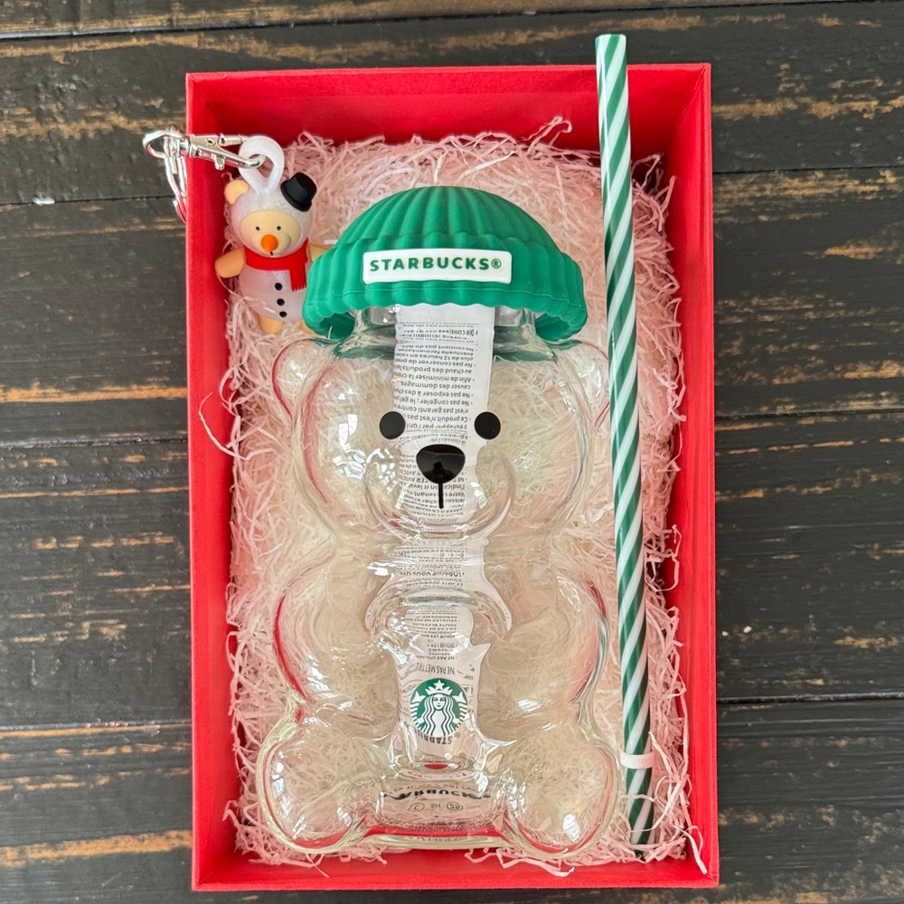 Starbucks Bearista 20oz Cold Glass Cup 2025